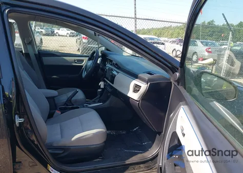 2016 Toyota Corolla Le from USA, damaged, VIN 2T1BURHE6GC737334